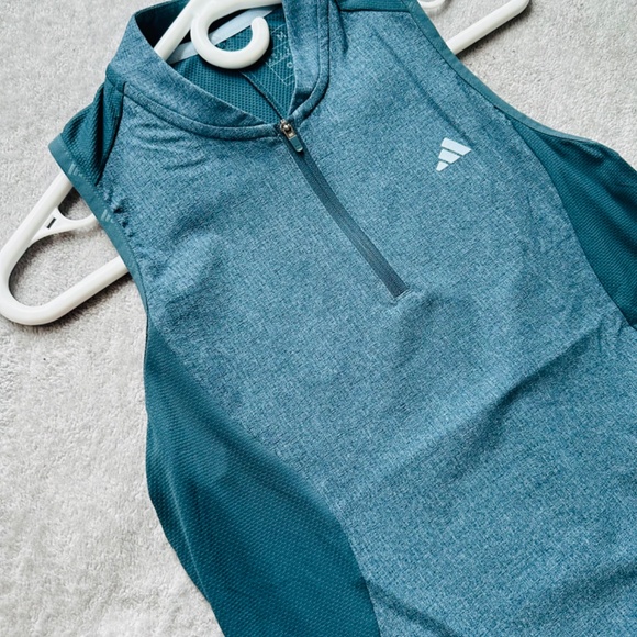 Adidas Teal Summer Dress Size M - Picture 2 of 9